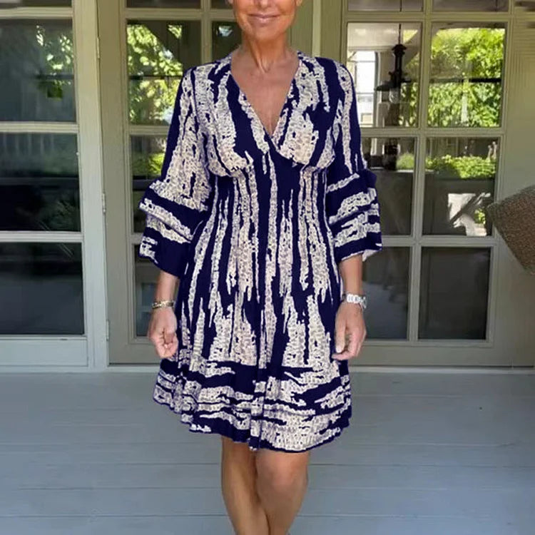 Robe boho glow Romy, vue complète du modèle – Valloro Paris