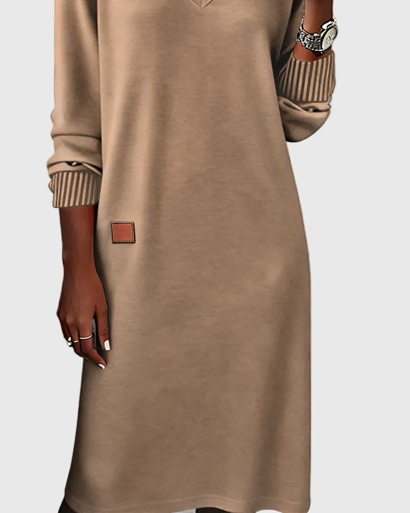 Robe douce élégante Alice, présentation du coloris – Valloro Paris