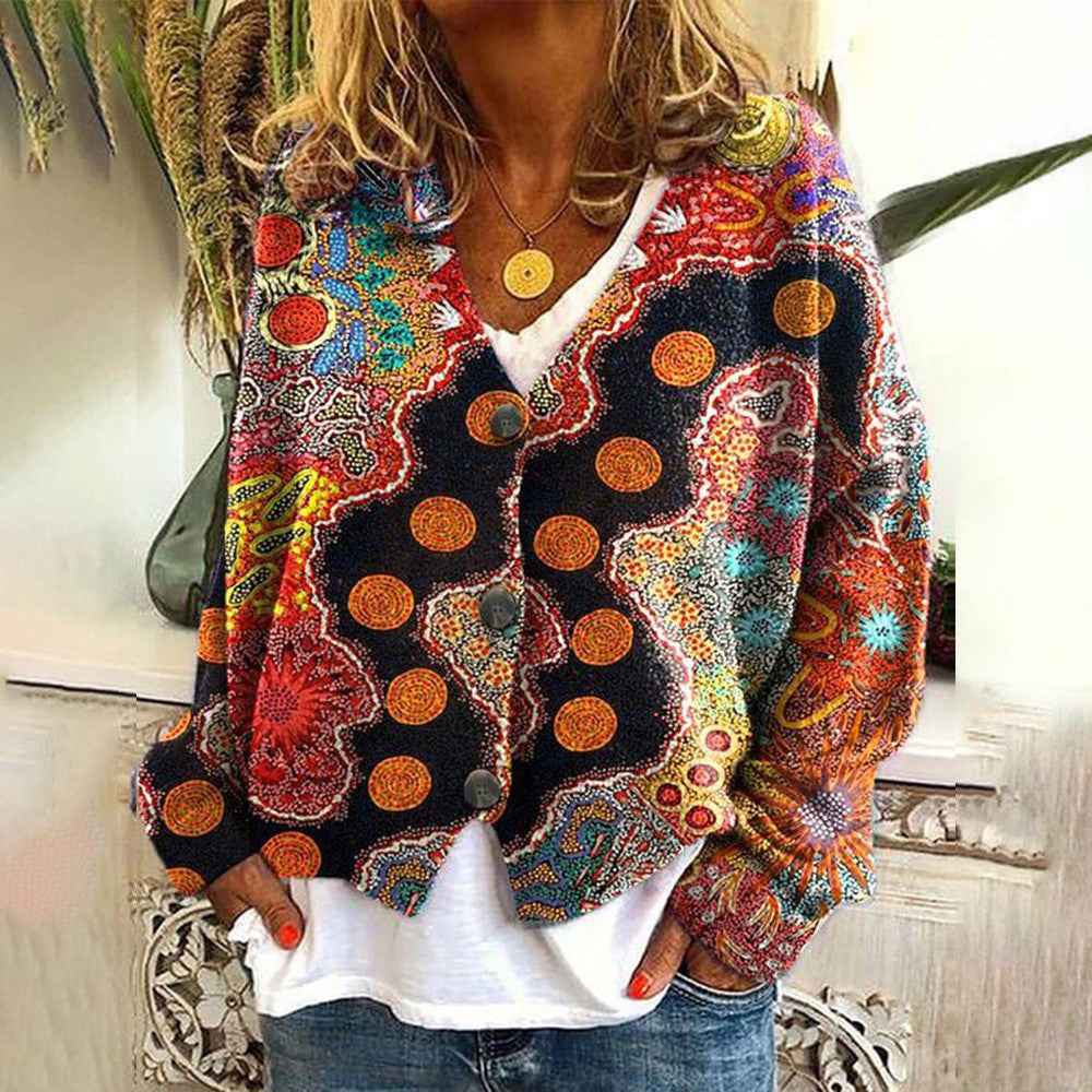 AILISH™ | Cardigan bohème coloré
