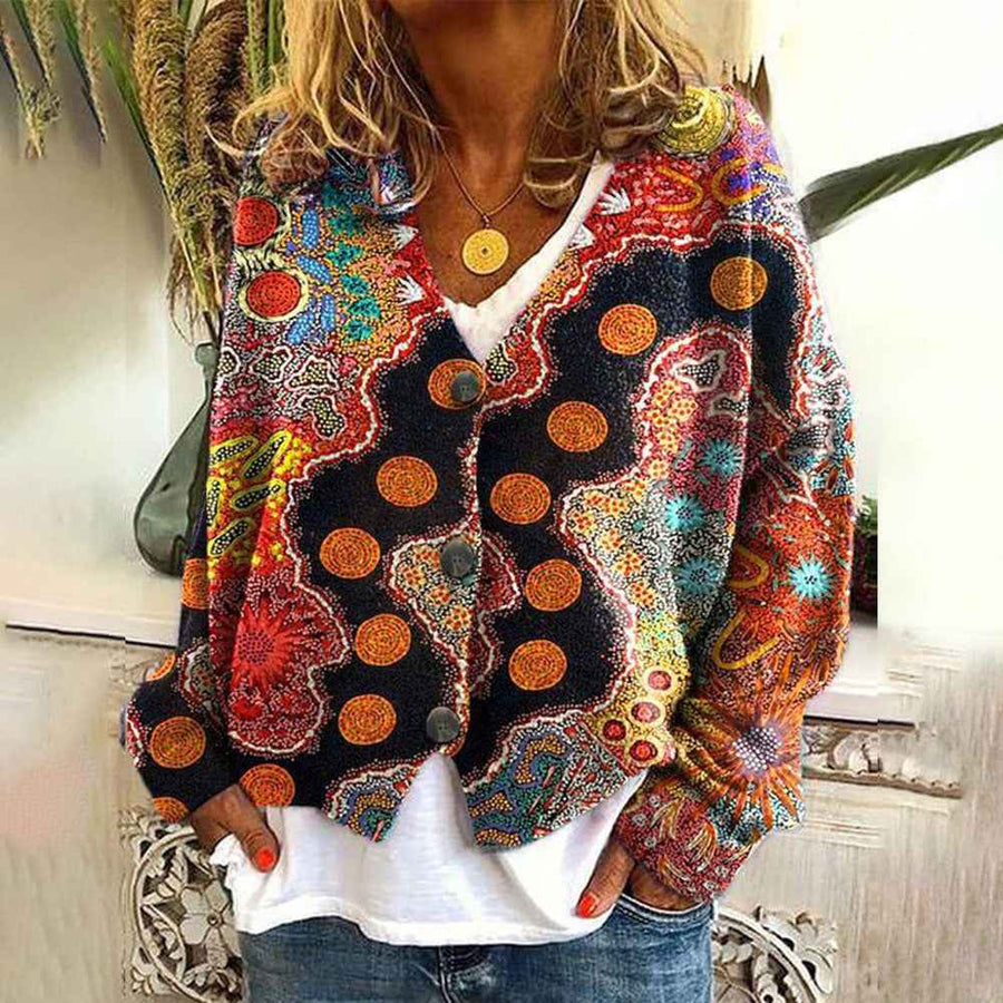 AILISH™ | Cardigan bohème coloré