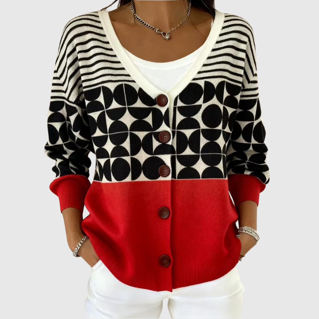 Matilde | Cardigan en maille boutonné