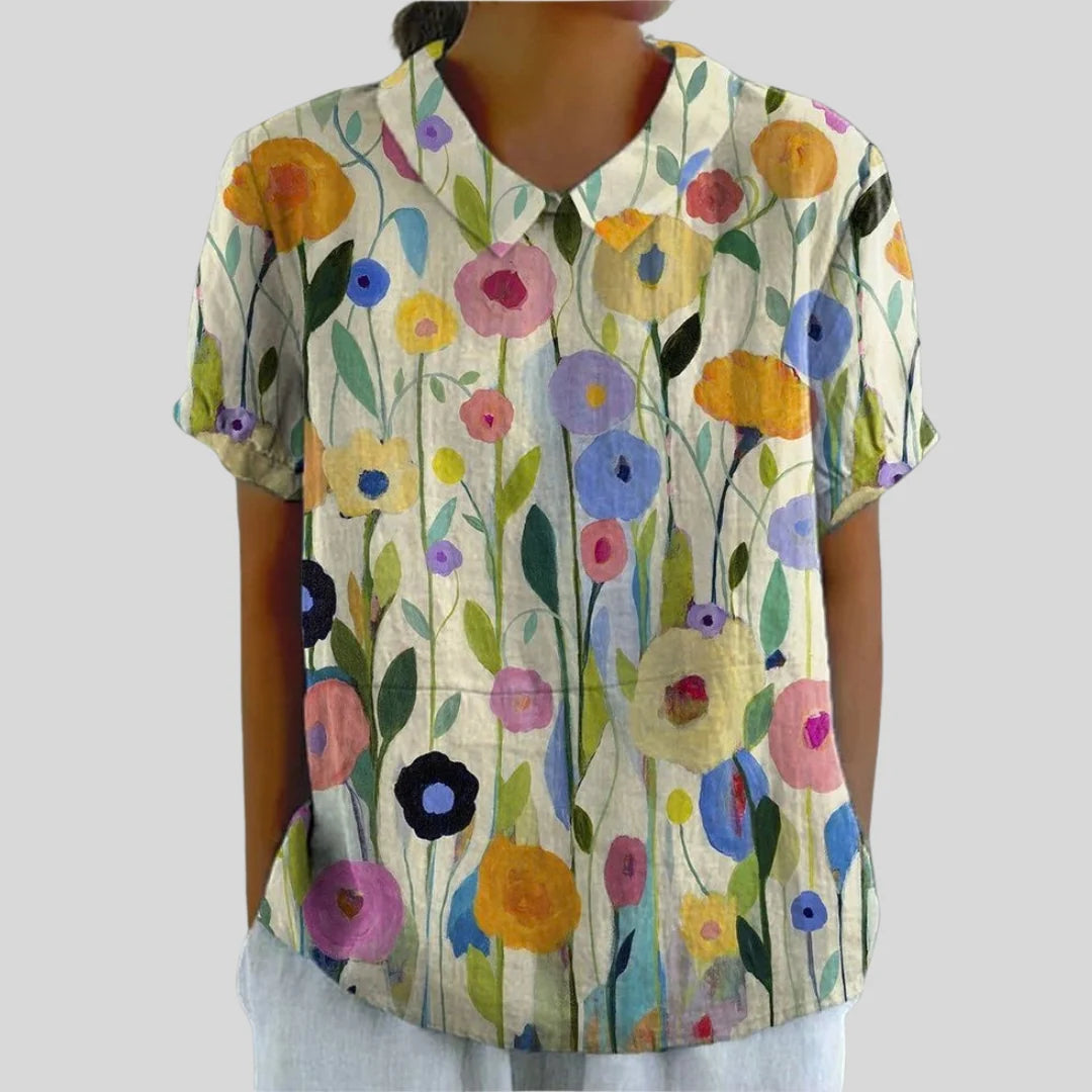 Célestine | Blouse Broderie Végétale