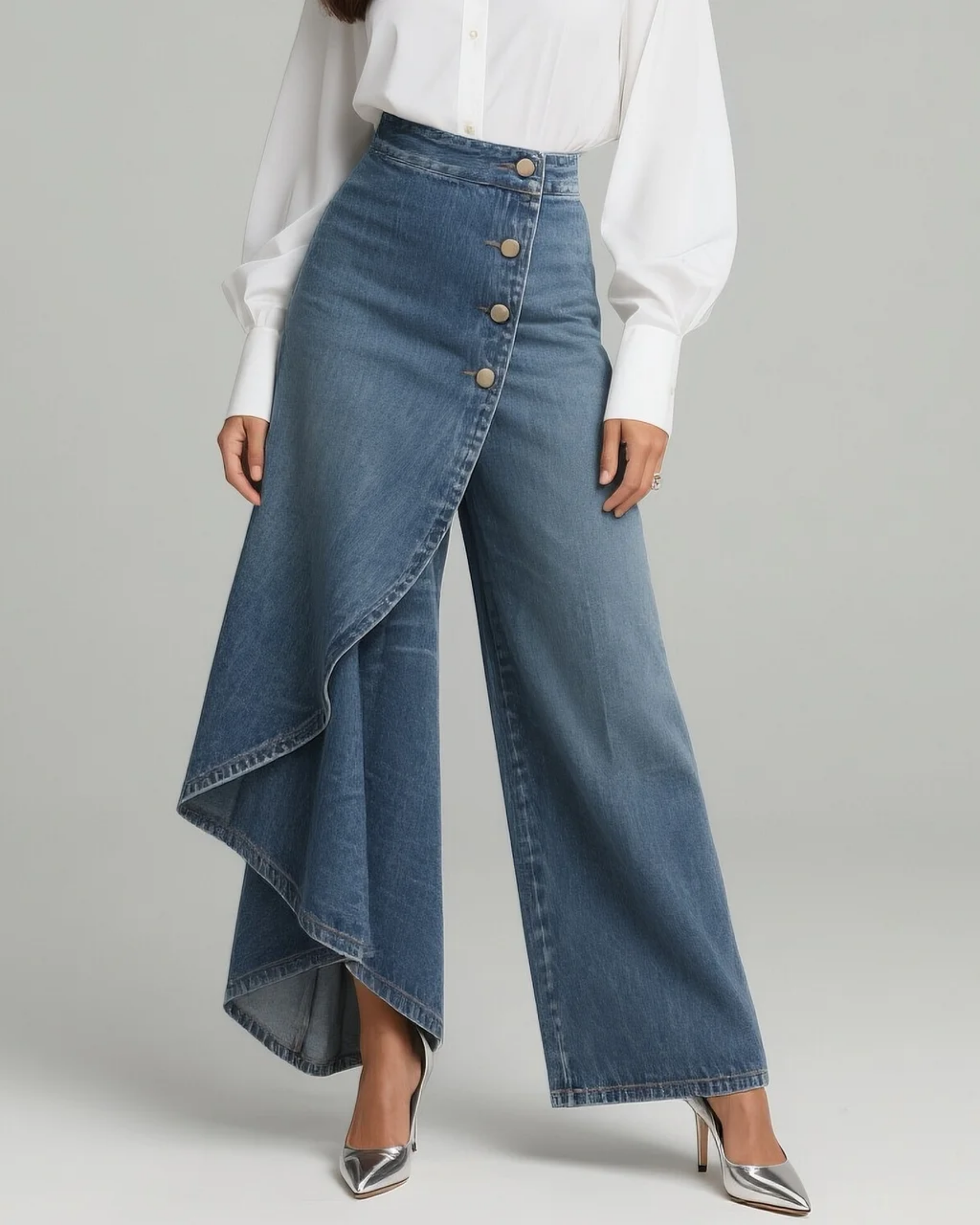 Audrey | Pantalon portefeuille en jean