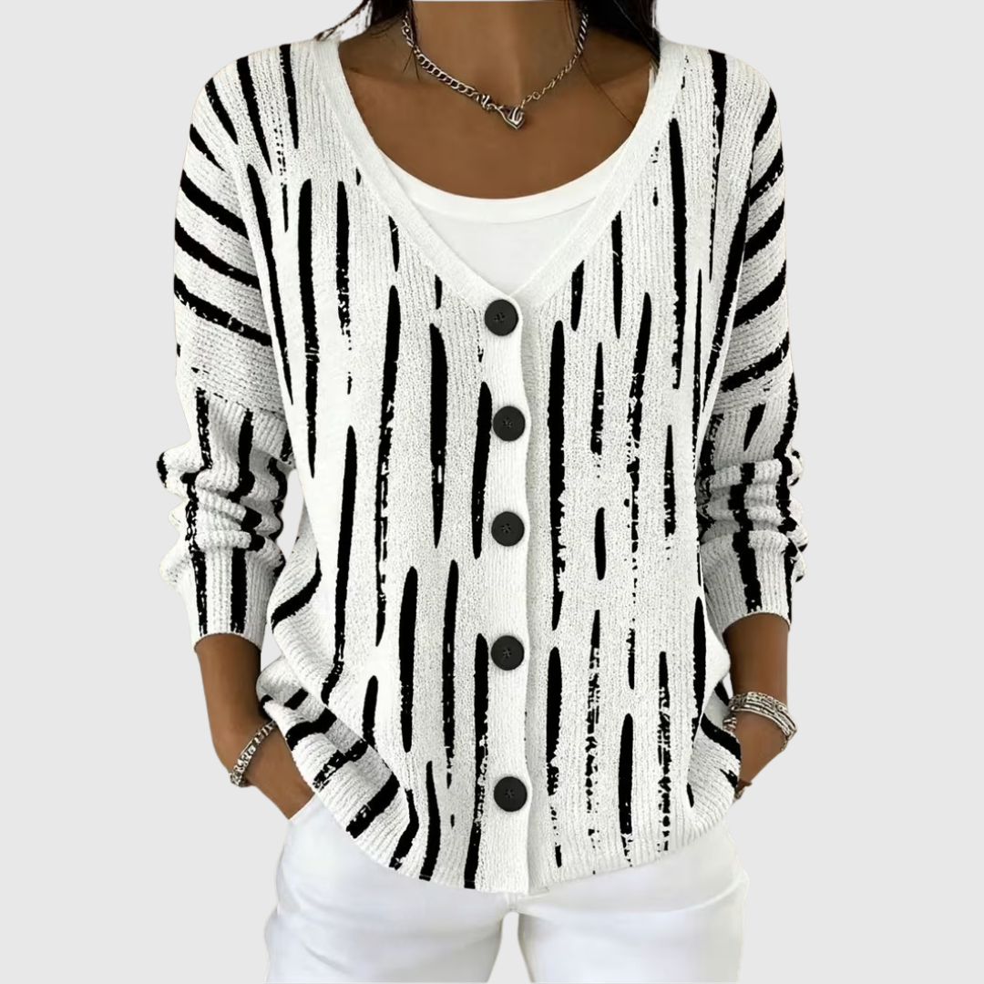 Leonor | Cardigan en maille boutonné
