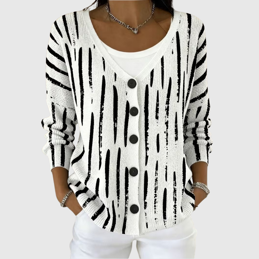 Leonor | Cardigan en maille boutonné