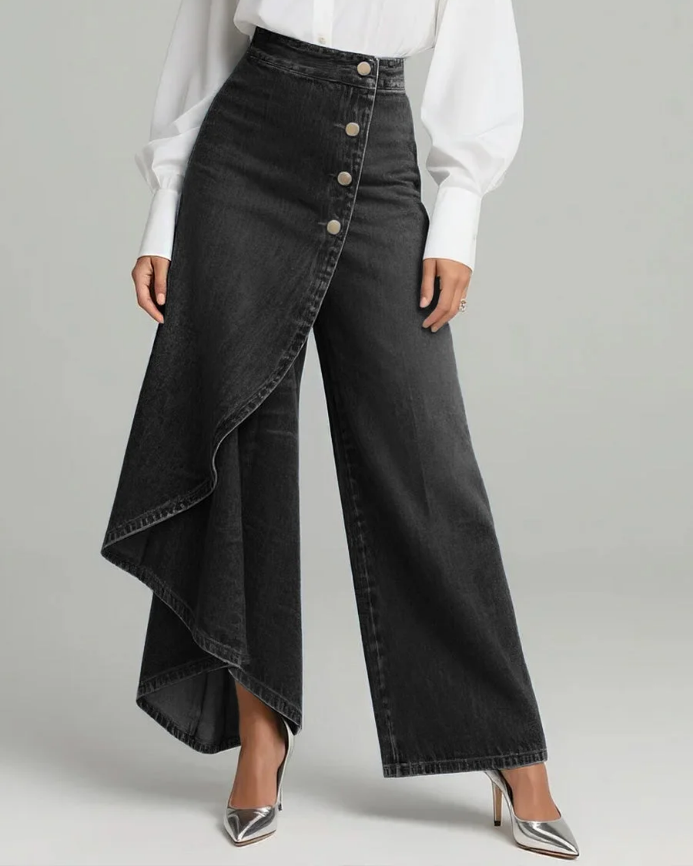 Audrey | Pantalon portefeuille en jean