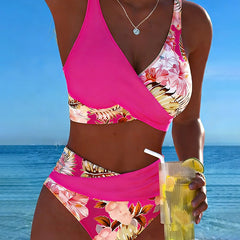 Bikini élégant à imprimé floral Léa, vue de dos (photo 14) – Valloro Paris
