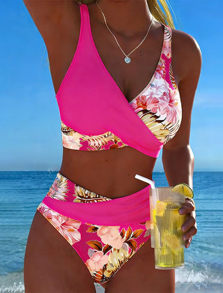 Bikini élégant à imprimé floral Léa, vue de dos (photo 14) – Valloro Paris