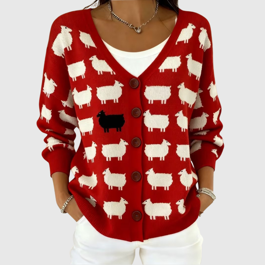 Remedios | Cardigan en maille boutonné
