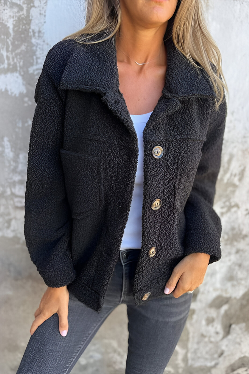 Rina™ | Veste teddy chaude et décontractée