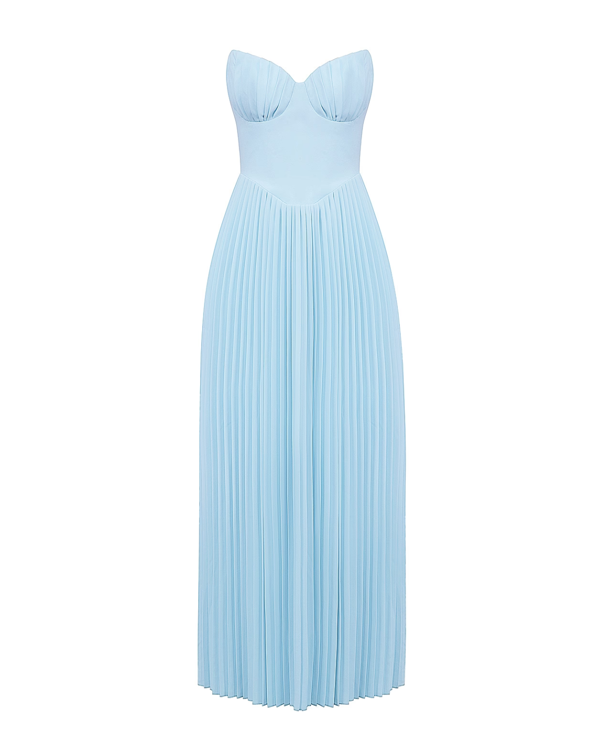 Robe longue fluide et élégante Siena, vue de profil – Valloro Paris
