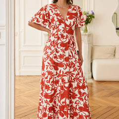 Robe élégante du quotidien Alix, vue de face – Valloro Paris