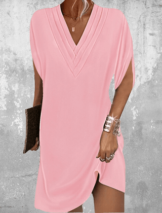 Robe élégante couverte du ventre Minetta, portée en situation – Valloro Paris