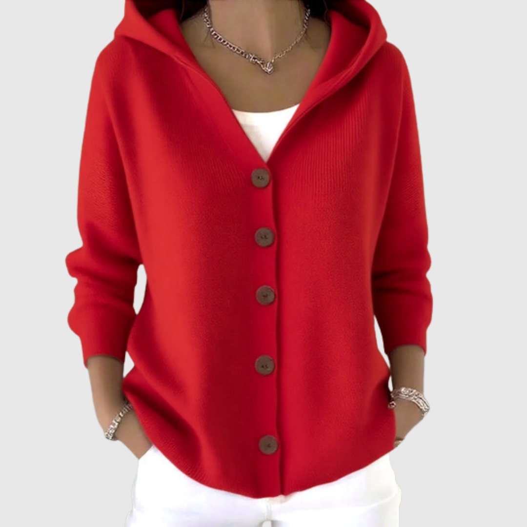 Josefa | Cardigan en maille à capuche
