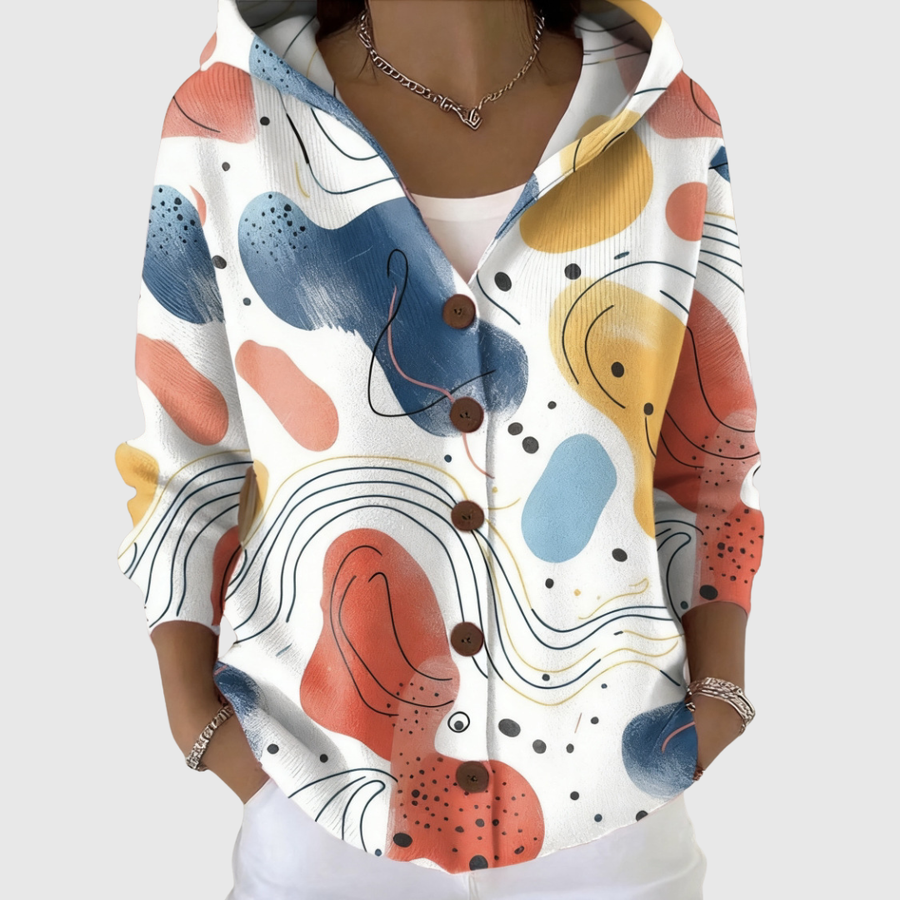 Estrella | Cardigan en maille à capuche