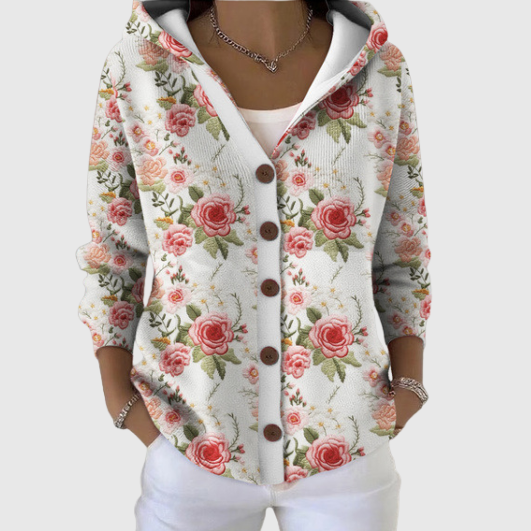 Consuelo | Cardigan en maille à capuche