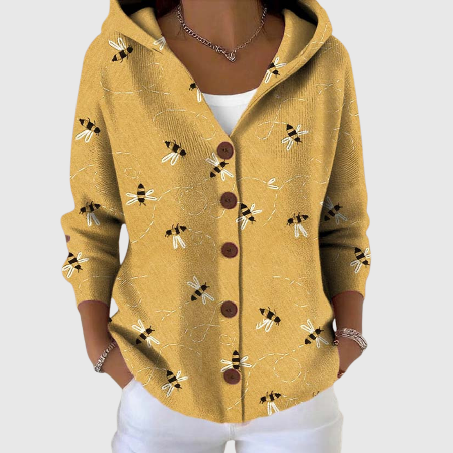 Isabel | Cardigan en maille à capuche