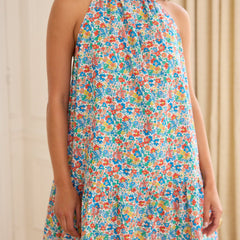 Robe d’été légère et féminine Mahé, vue de dos – Valloro Paris