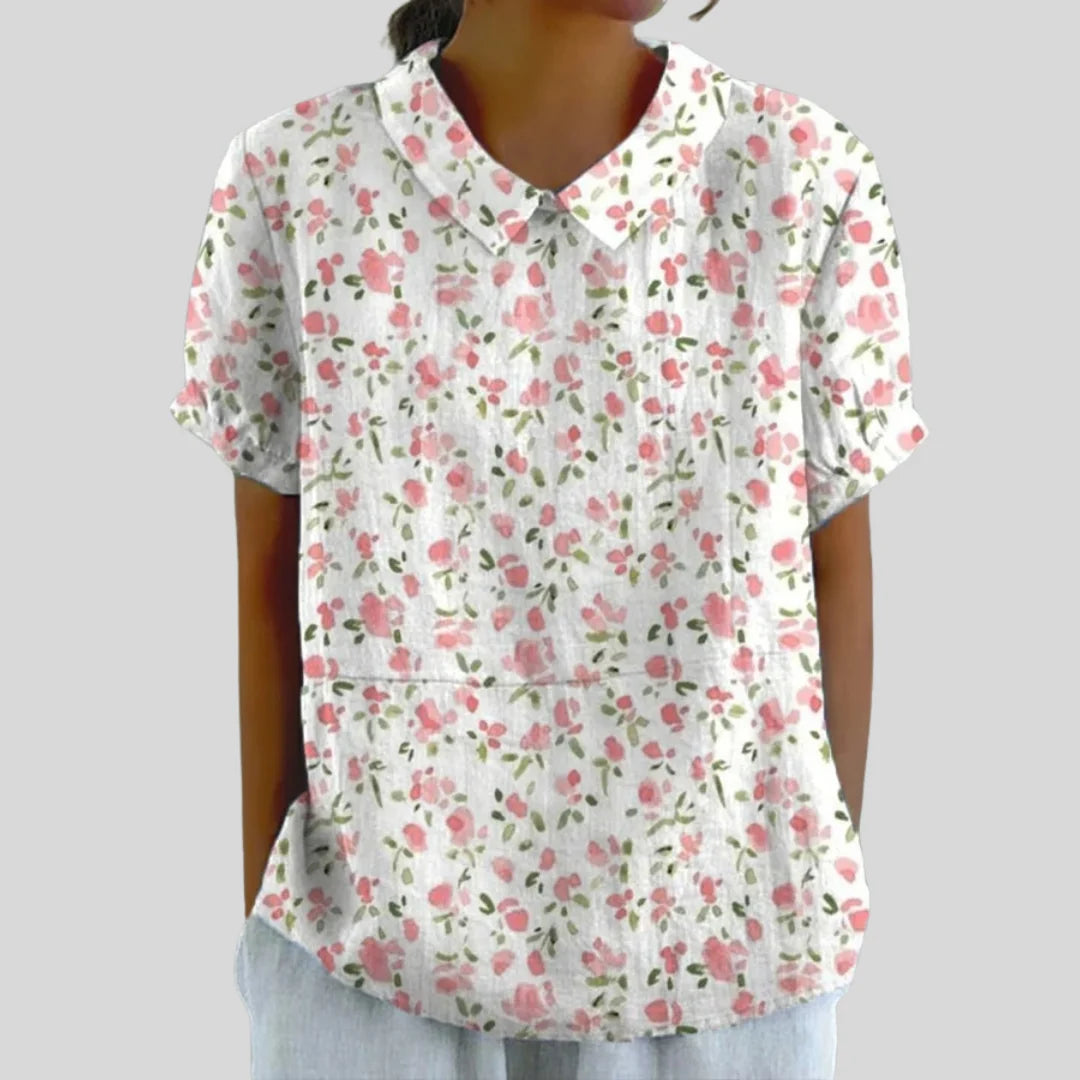 Célestine | Blouse Broderie Végétale