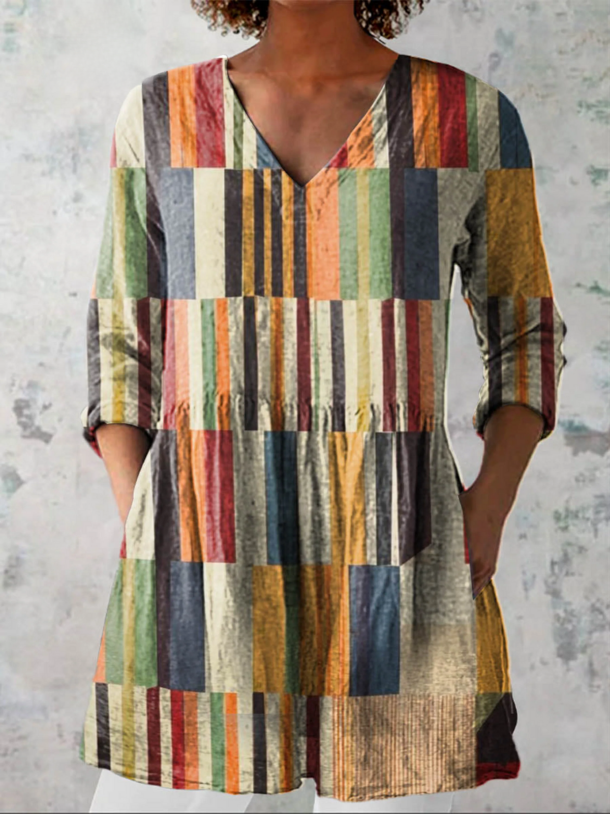 Chloé | Blouse longue à col V