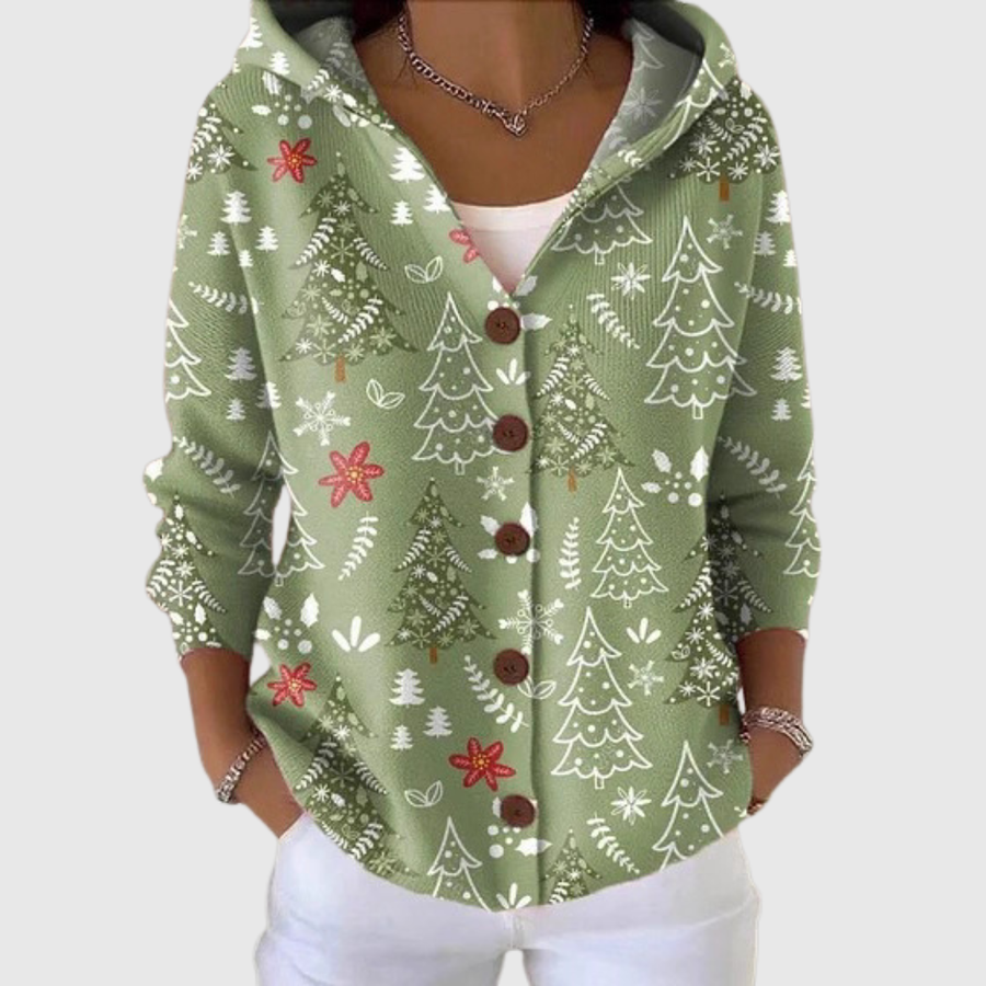 Clara | Cardigan en maille à capuche