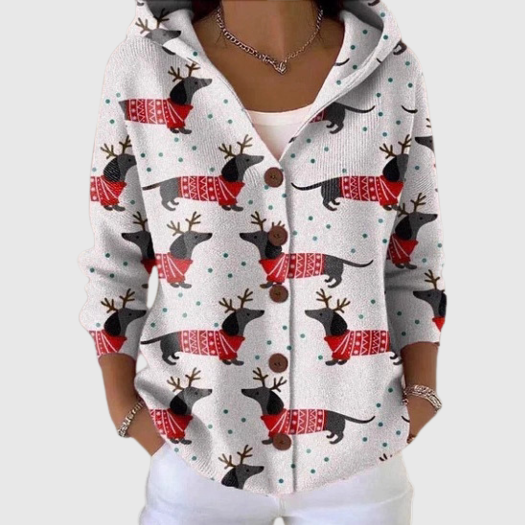 Amparo | Cardigan en maille à capuche