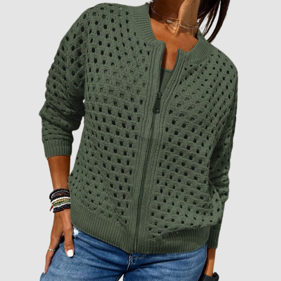 CONSTANCE | CARDIGAN EN MAILLE PREMIUM