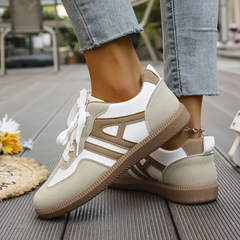 Baskets orthopédiques confortables Erin, vue de face – Valloro Paris
