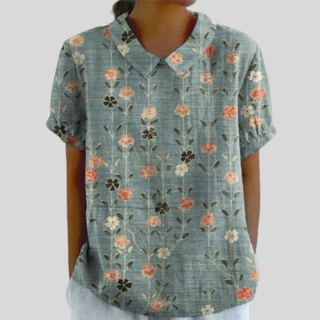 Célestine | Blouse Broderie Végétale