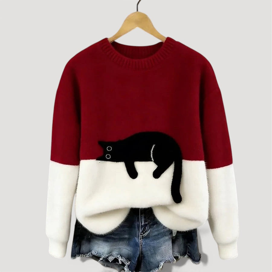 LIRA™ | Pull à motif chat