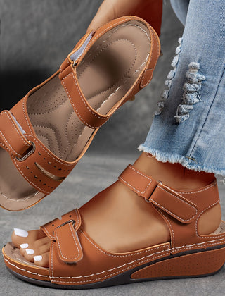 Sandales orthopédiques d'été Elsie, détail de la semelle – Valloro Paris