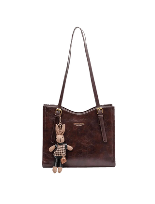 Sac à main compact et élégant Nora, vue de face – Valloro Paris