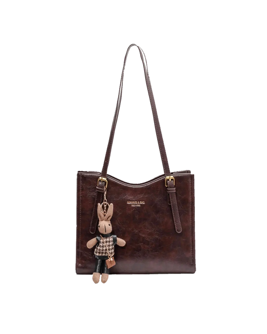 Sac à main compact et élégant Nora, vue de face – Valloro Paris