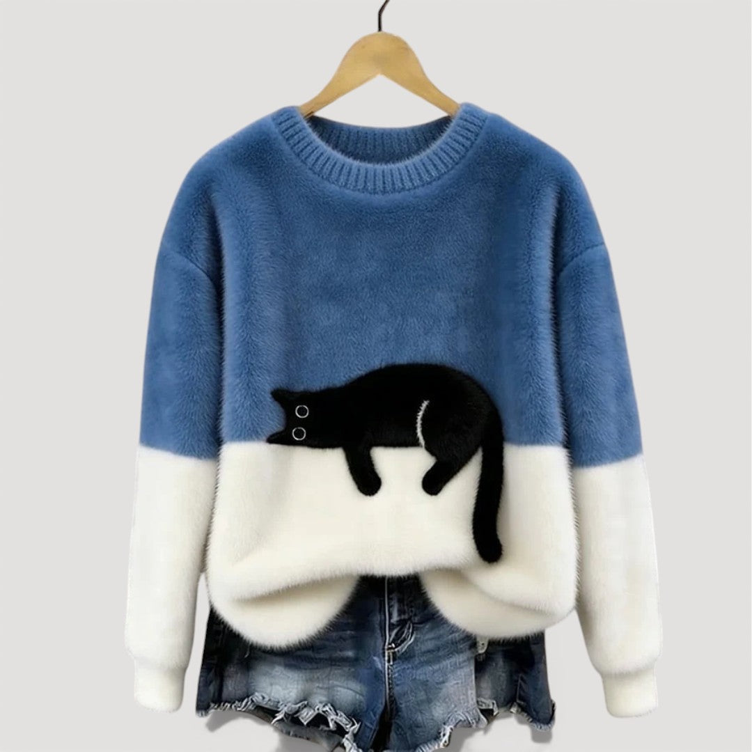 LIRA™ | Pull à motif chat