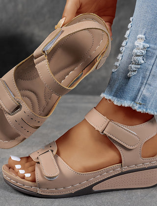 Sandales orthopédiques d'été Elsie, vue arrière – Valloro Paris