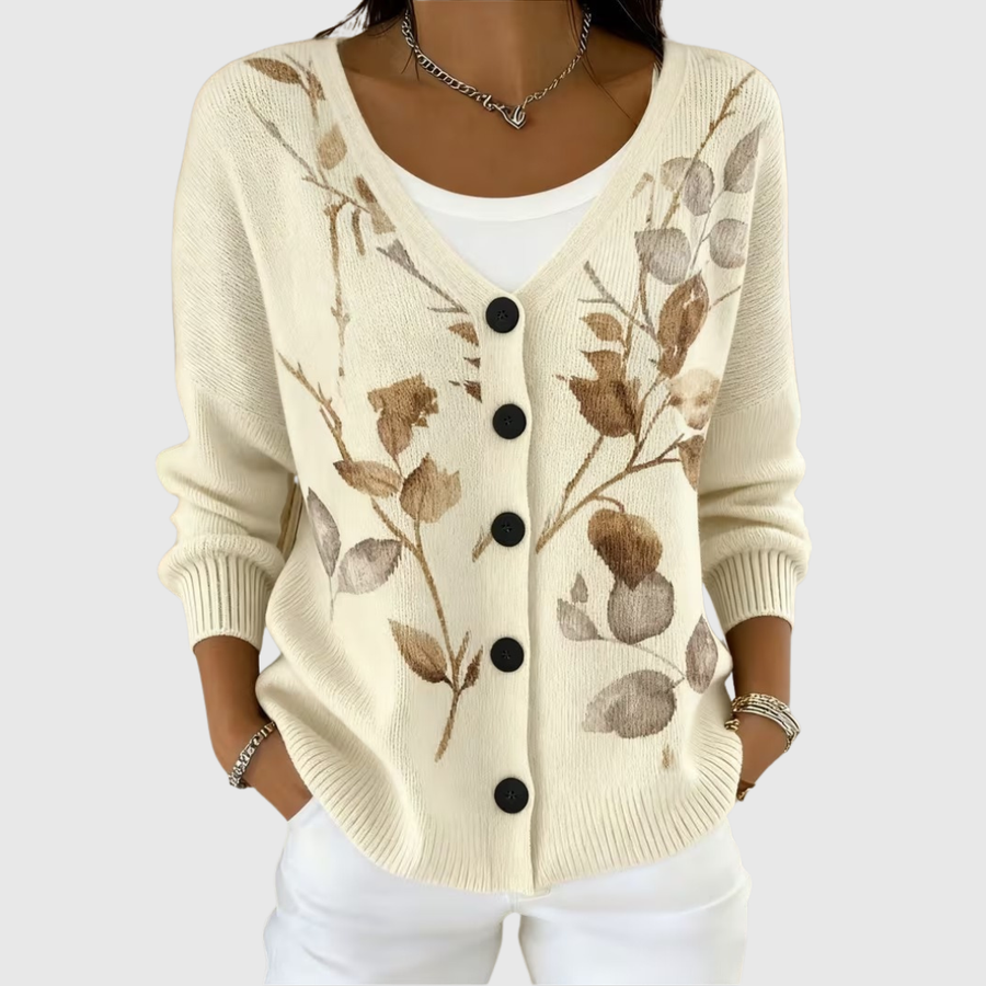 Patricia | Cardigan en maille boutonné