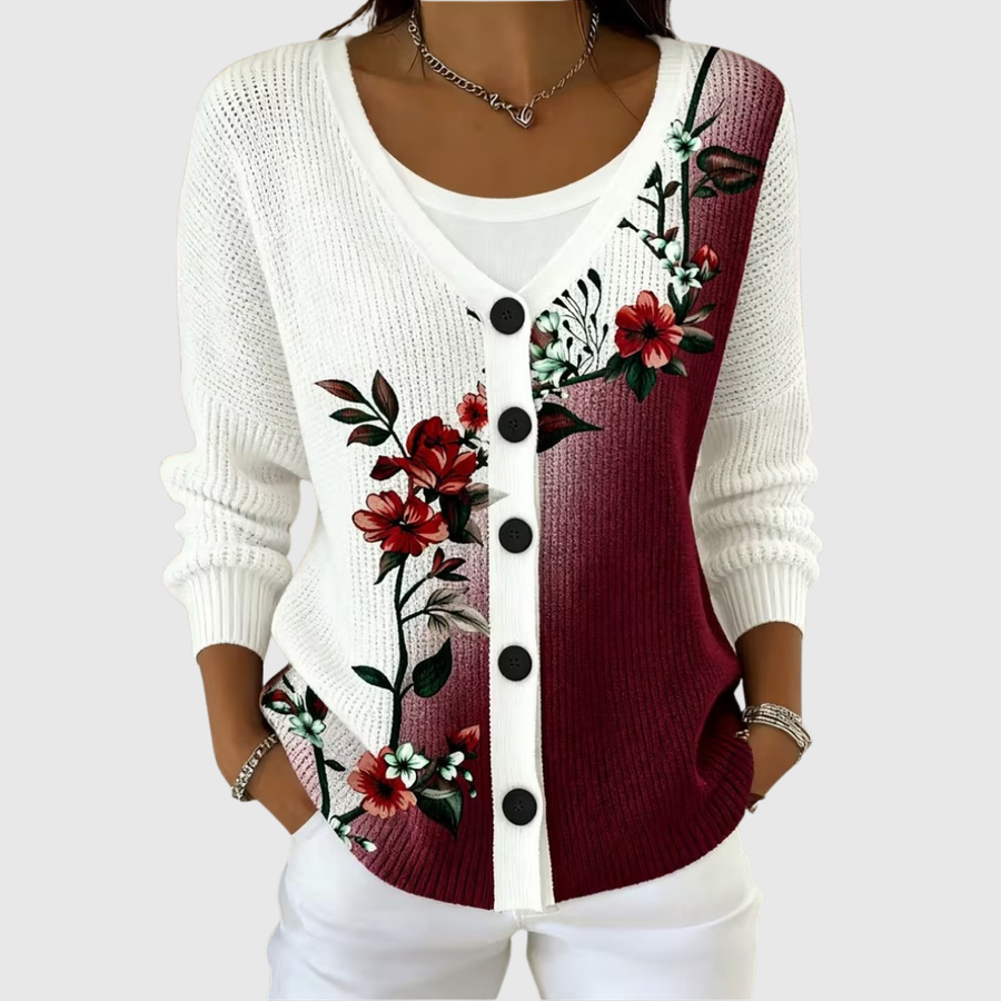 Encarna | Cardigan en maille boutonné