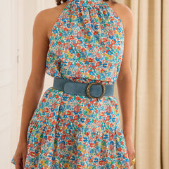 Robe d’été légère et féminine Mahé, vue complète du modèle – Valloro Paris