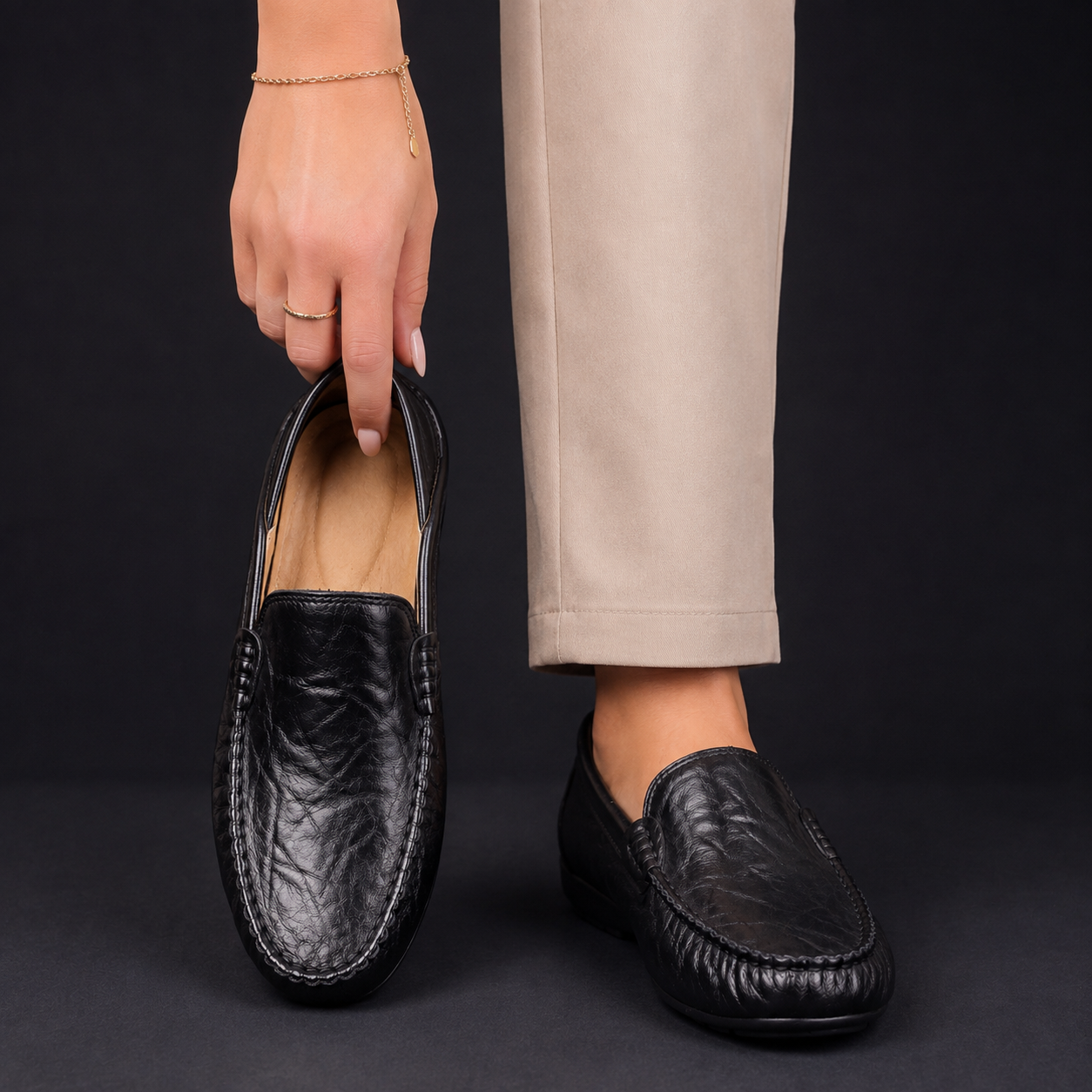 Florence – Mocassins en cuir