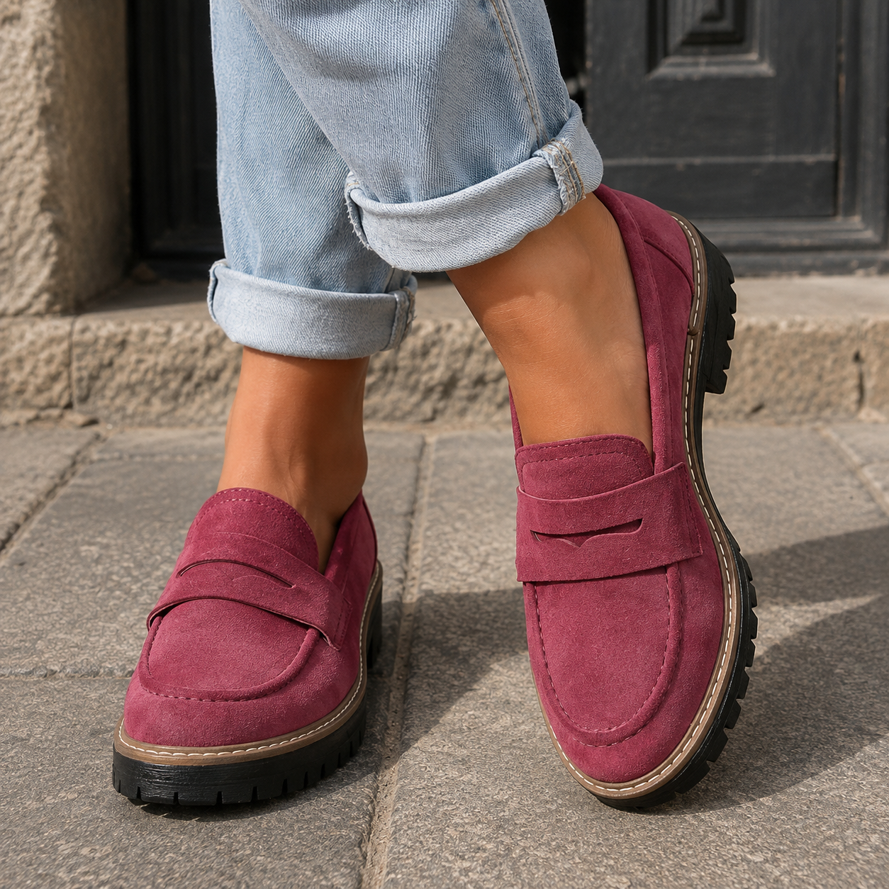 Mocassins Chunky pour Femme à Plateforme
