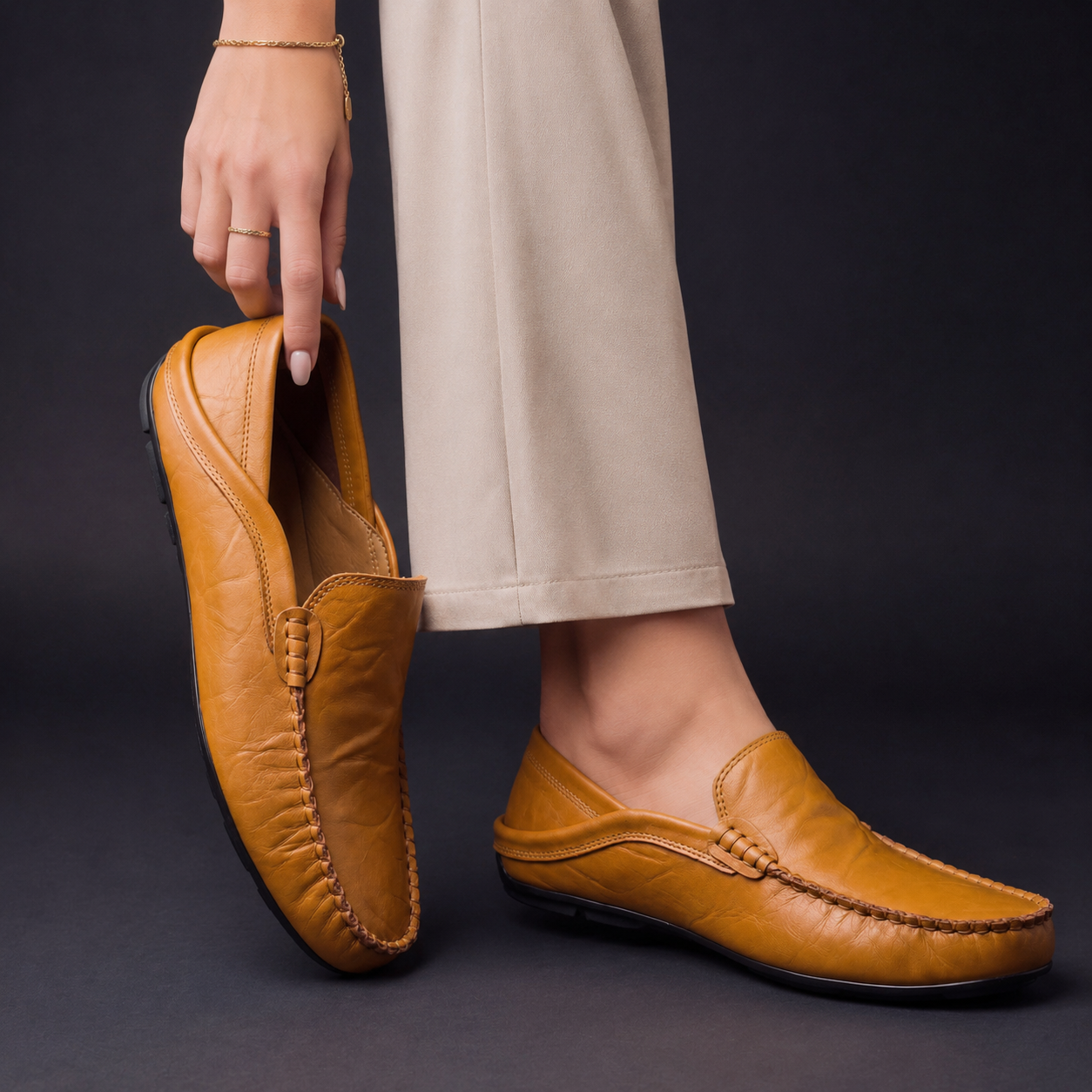 Florence – Mocassins en cuir