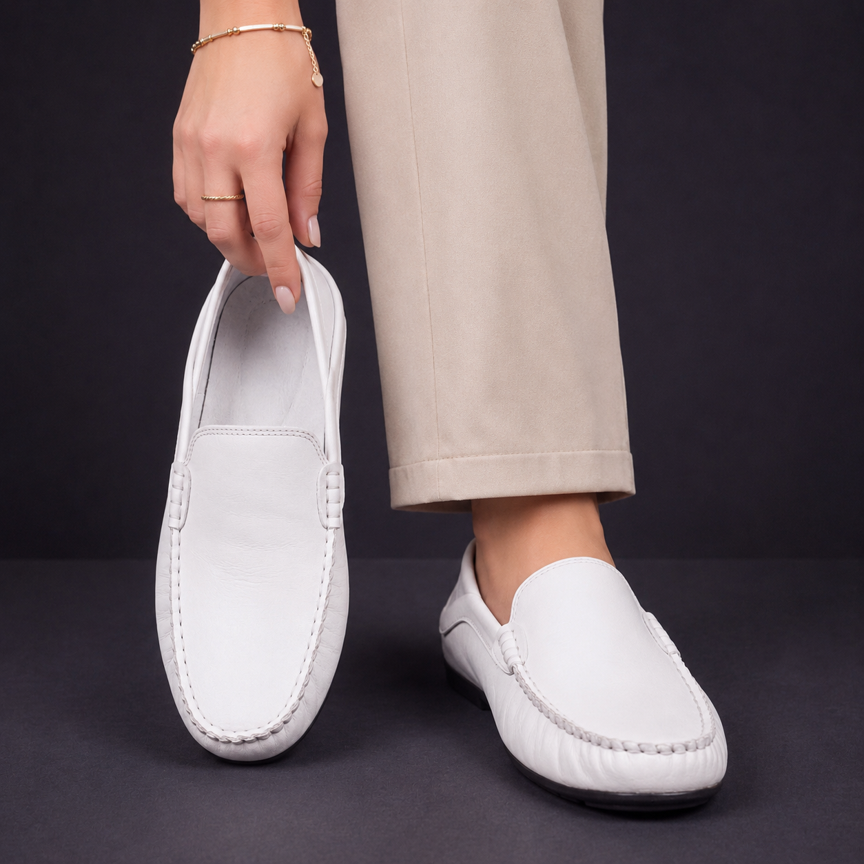 Florence – Mocassins en cuir