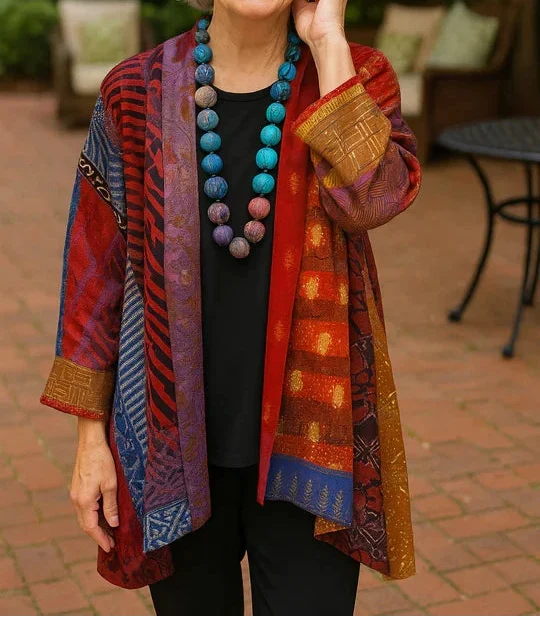 Astrid | Cardigan élégant drapé