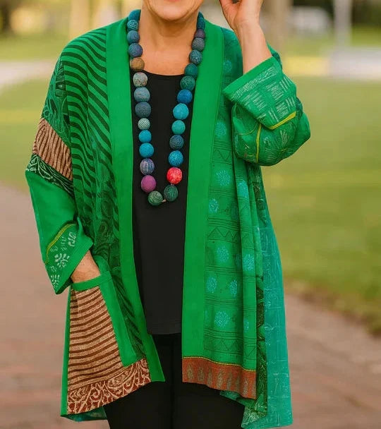 Astrid | Cardigan élégant drapé