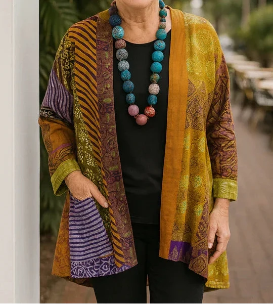Astrid | Cardigan élégant drapé