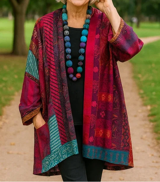 Astrid | Cardigan élégant drapé