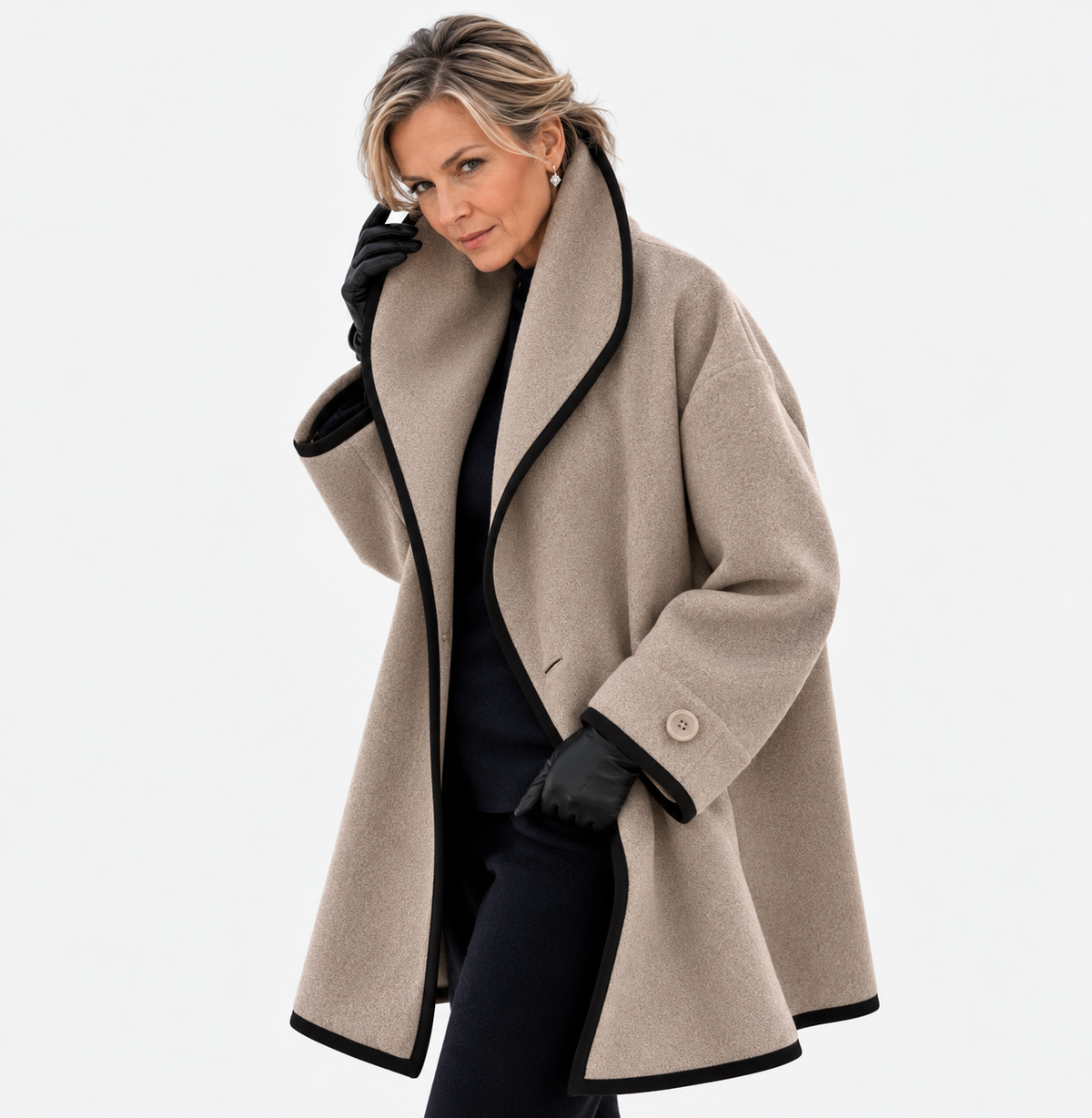 MARIA™ | Manteau en laine chaude