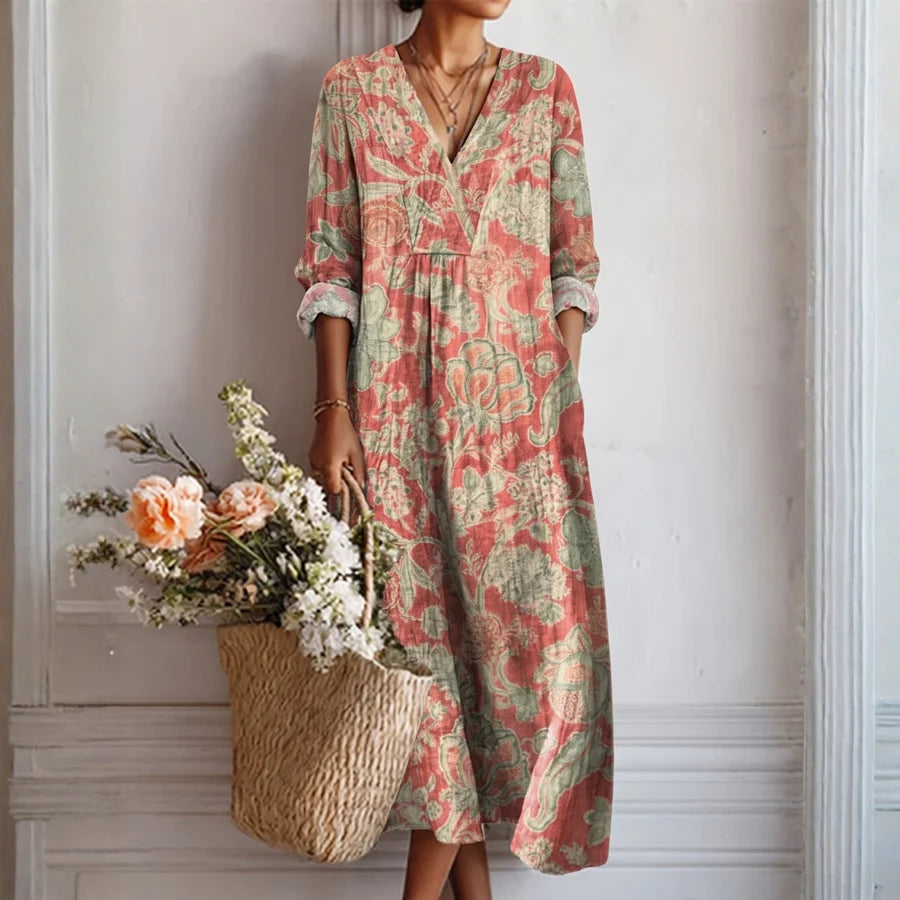 Esra™ | Robe Fleurie Élégance Naturelle