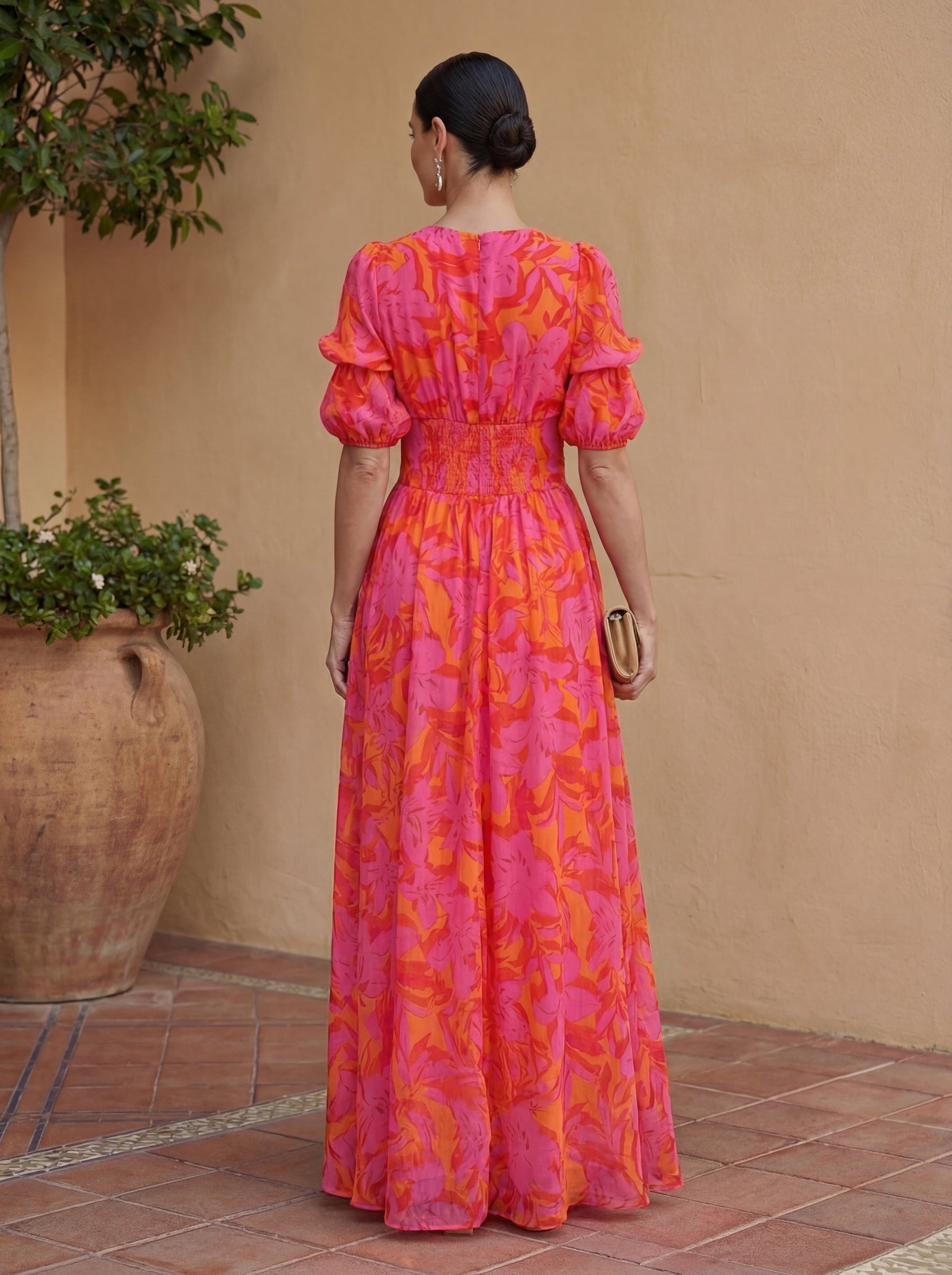Élodie | Robe longue Fleur de Soleil