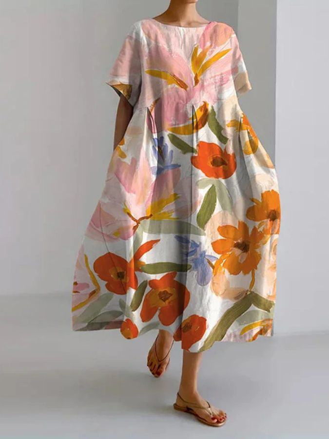 Robe d’été fleurie Valeno